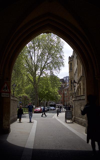 London Deans yard entrance
