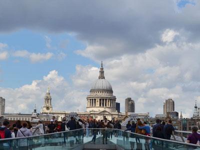 London Millenium Bridge and St Pauls