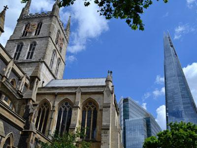 London Southbank Cathedral and the Shard
