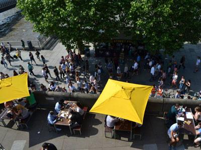 London Southbank yellow