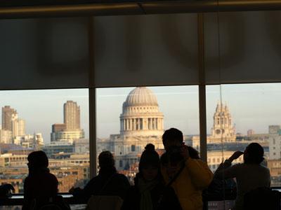 London View from Tate Modern cafe