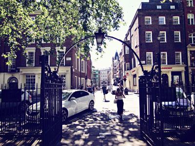 London Soho Square entrance